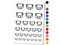 Baby Diaper Temporary Tattoo Water Resistant Fake Body Art Set Collection